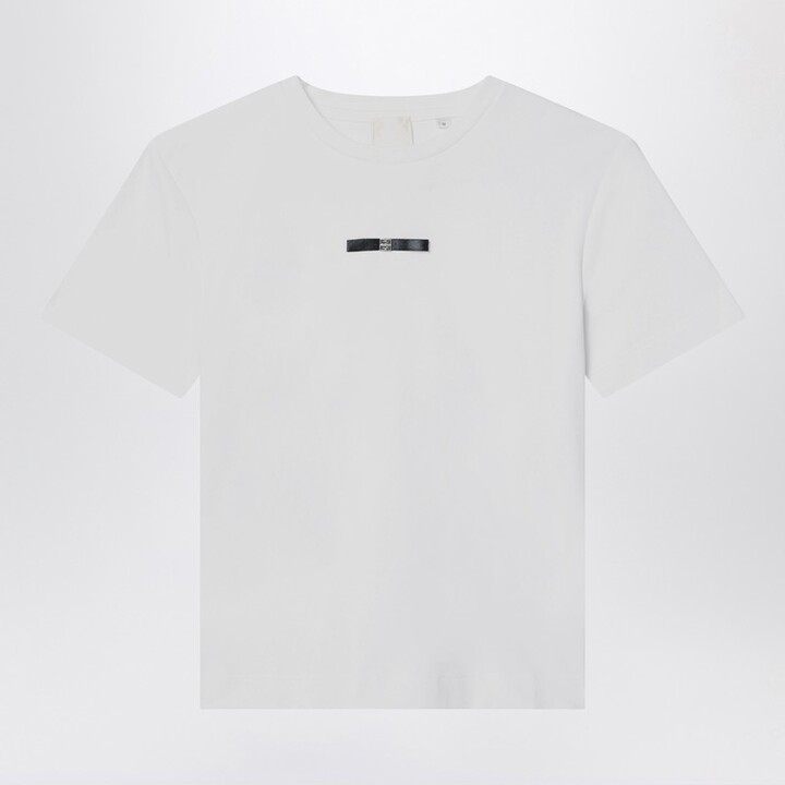Givenchy White T-shirt with bow and logo