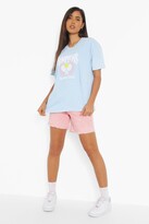 Thumbnail for your product : boohoo Overdyed Hamptons Oversized T-shirt