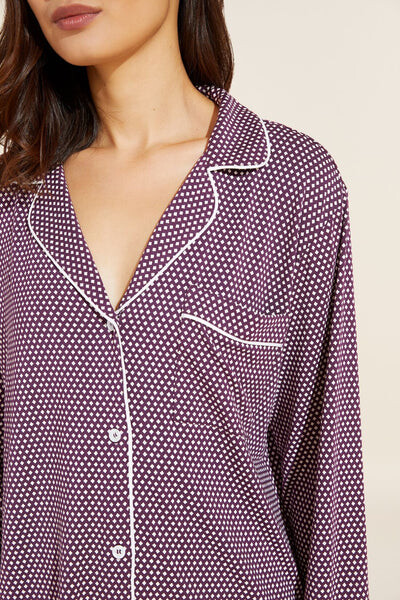 Eberjey Gisele Printed TENCEL™ Modal Long PJ Set