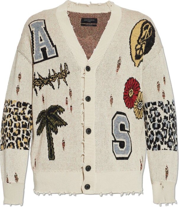AllSaints Foxxy Intarsia Cardigan