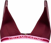Thumbnail for your product : Stella McCartney Logo-Band Triangle Bikini Top