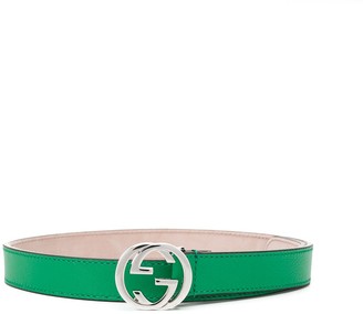 children's leather double g belt