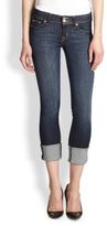 Thumbnail for your product : Hudson Ginny Rolled-Cuff Cropped Skinny Jeans