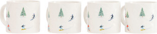 TJMAXX Set Of 4 Skier Mugs