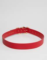 Thumbnail for your product : Accessorize red heart double buckle belt