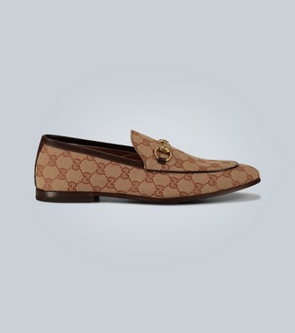 gucci men's canvas loafers