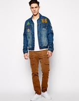 Thumbnail for your product : ASOS Slim Chinos With Cargo Pockets