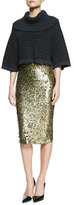 Thumbnail for your product : Alice + Olivia Bryce Sequined Pencil Skirt