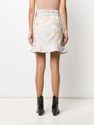 Etoile Isabel Marant Brushstroke Print Skirt
