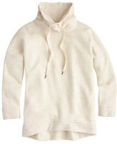 Thumbnail for your product : J.Crew Petite brushed wool funnelneck sweatshirt