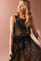 Thumbnail for your product : Urban Outfitters Sequin Confetti Sheer Tunic