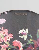 Thumbnail for your product : Ted Baker Floral Print Makeup Bag in Black