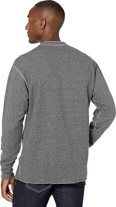 L.L. Bean River Driver Shirt Long Sleeve Henley Regular (Black