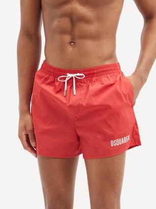 DSQUARED2 Logo-print Swim Shorts - Red