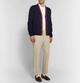 Thumbnail for your product : Gucci Embroidered Stretch-Cotton Pique Polo Shirt