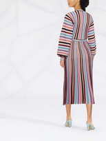 Thumbnail for your product : Boutique Moschino Stripe-Knit Midi Jumper Dress