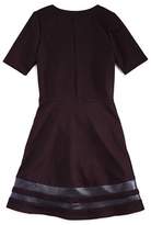 Thumbnail for your product : Aqua Girls' Textured Stretch Dress with Faux-Leather Trim, Big Kid - 100% Exclusive