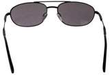 Thumbnail for your product : Balenciaga Oval Logo Sunglasses