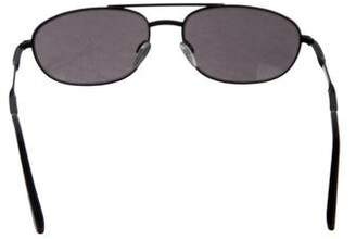 Balenciaga Oval Logo Sunglasses