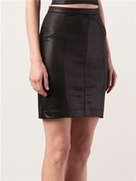 Thumbnail for your product : Alexander Wang T By Shiny Fitted Skirt