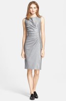 Thumbnail for your product : Max Mara 'Medusa' Ruched Seam Wool & Silk Dress