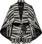 Thumbnail for your product : Balmain Cape-effect jacquard jacket