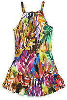 Thumbnail for your product : Milly Minis Girl's Tropical Print Strappy Dress