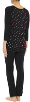 Thumbnail for your product : DKNY Printed Jersey Pajama Top