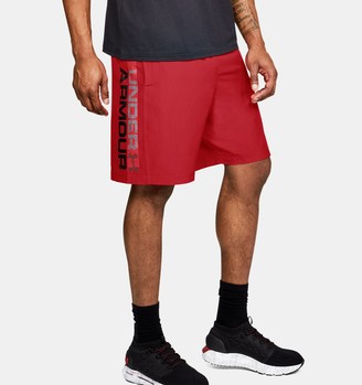 mens red under armour shorts