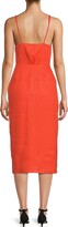 Thumbnail for your product : Reiss Tie Front Slit Midi Dress