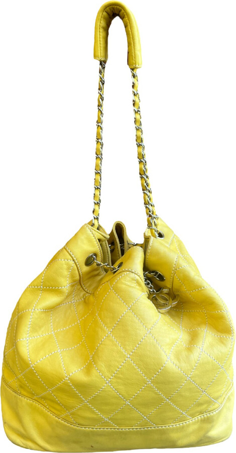 Chanel 2017 Bicolor Gabrielle Small Bucket Bag