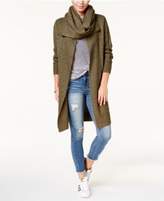 Thumbnail for your product : Planet Gold Juniors' Infinity Scarf Marled Cardigan