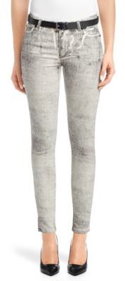 HUGO BOSS 'Georgina' - Stretch Cotton Blend Patterned Skinny Jeans