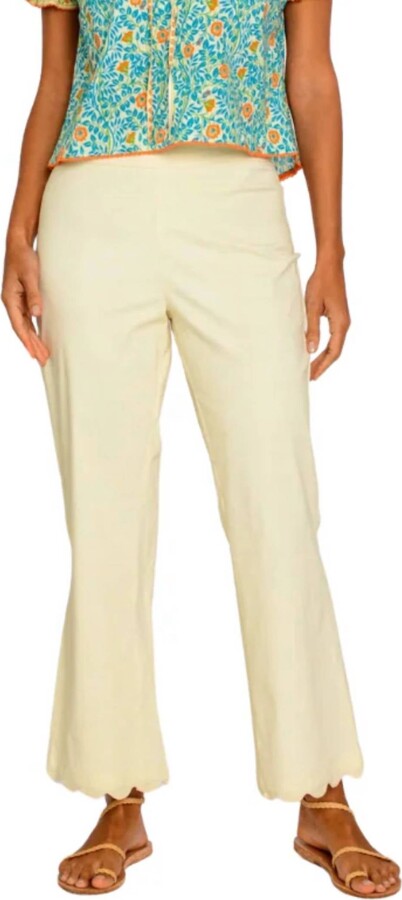Elizabeth and James Jojo Pants In Solid Ivory