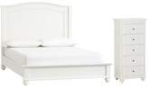 Thumbnail for your product : Pottery Barn Teen Chelsea Classic Bed + 2 Tower Set, Full, Simply White