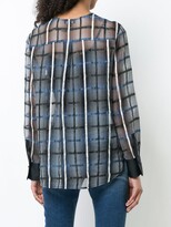 Thumbnail for your product : Emporio Armani Checked Sheer Shirt