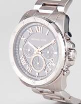 Thumbnail for your product : Michael Kors MK8609 Brecken Chronograph Bracelet Watch In Silver 44mm