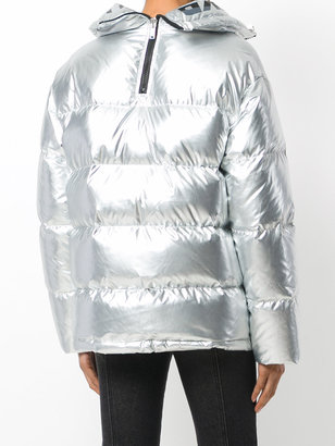Sjyp metallic padded jacket