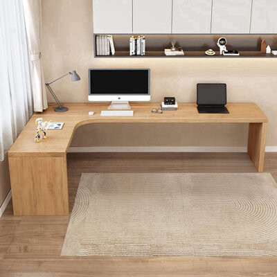 Furnire Lewi Burlywood Rectangular Solid Wood desks
