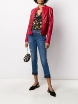 Thumbnail for your product : Liu Jo Faux-Leather Fitted Jacket