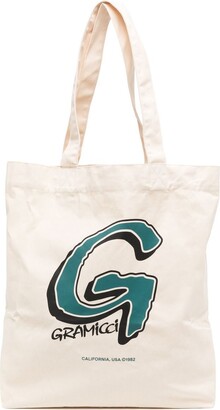 Gramicci Cotton Logo-Print Tote Bag