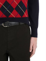 Thumbnail for your product : Comme des Garcons Boy Argyle Wool Knit V Neck Sweater