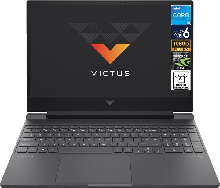 Hp Victus 15t Laptop 15.6" Ips Fhd (12-Core Intel i5-13500H, GeForce Rtx 4050 6GB, 16GB Ram, 512GB Ssd,Backlit Kyb, WiFi 6, Bt, Win 11 Home Plus)