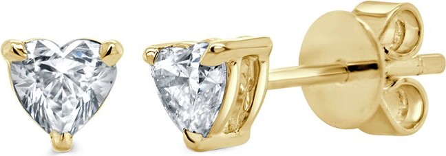 Sabrina Designs 14K 0.36 ct. tw. Diamond Heart Studs