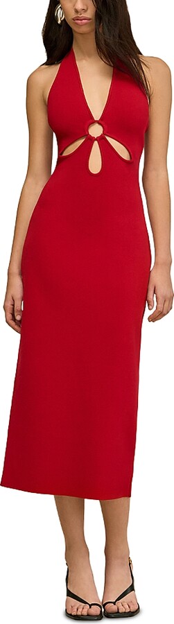 Cult Gaia Vinna Halter Midi Dress