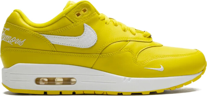 x Supreme Air Max 1 '87 SP "Speed Yellow/White" sneakers