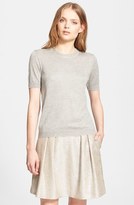 Thumbnail for your product : Tory Burch 'Lyndsey' Metallic Sweater