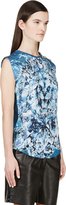 Thumbnail for your product : Balmain Blue Lion Graphic Tank Top