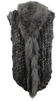 Thumbnail for your product : Jayley Kim 3 Grey Fur Gilet