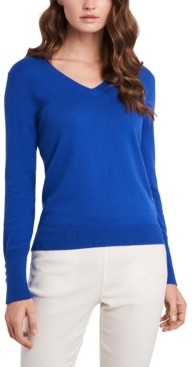 navy blue crew neck sweater women's